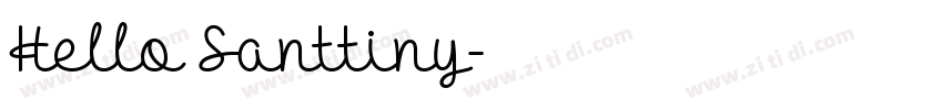 Hello Santtiny字体转换